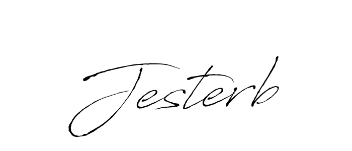 Jesterb stylish signature style. Best Handwritten Sign (Antro_Vectra) for my name. Handwritten Signature Collection Ideas for my name Jesterb. Jesterb signature style 6 images and pictures png