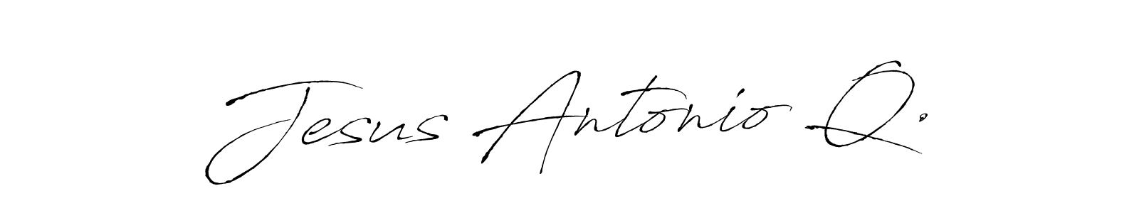 Check out images of Autograph of Jesus Antonio Q. name. Actor Jesus Antonio Q. Signature Style. Antro_Vectra is a professional sign style online. Jesus Antonio Q. signature style 6 images and pictures png