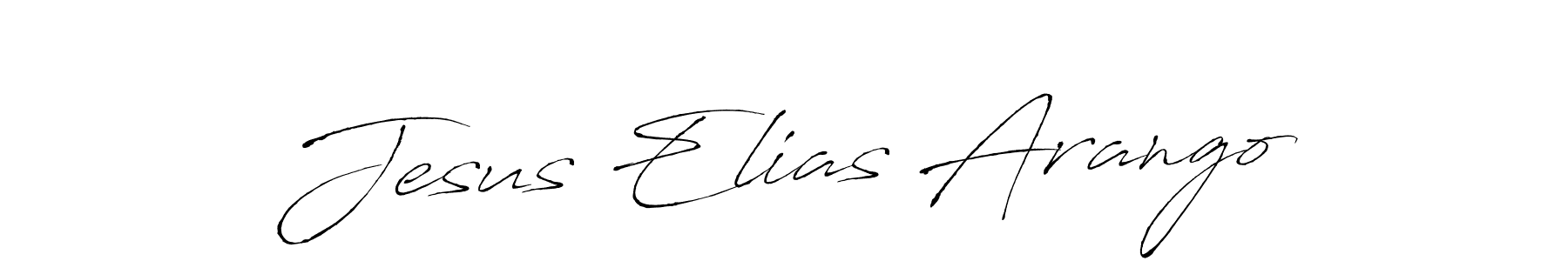 Design your own signature with our free online signature maker. With this signature software, you can create a handwritten (Antro_Vectra) signature for name Jesus Elias Arango. Jesus Elias Arango signature style 6 images and pictures png