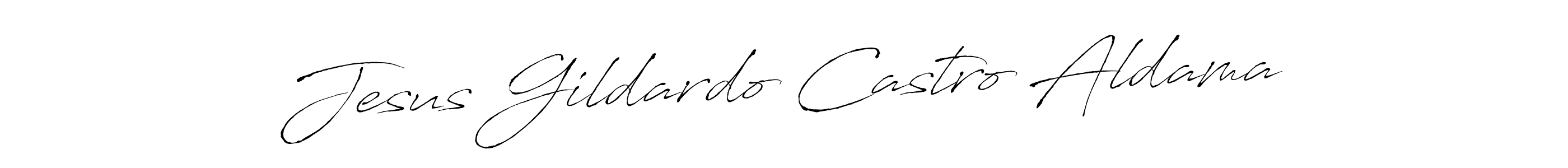 Design your own signature with our free online signature maker. With this signature software, you can create a handwritten (Antro_Vectra) signature for name Jesus Gildardo Castro Aldama. Jesus Gildardo Castro Aldama signature style 6 images and pictures png