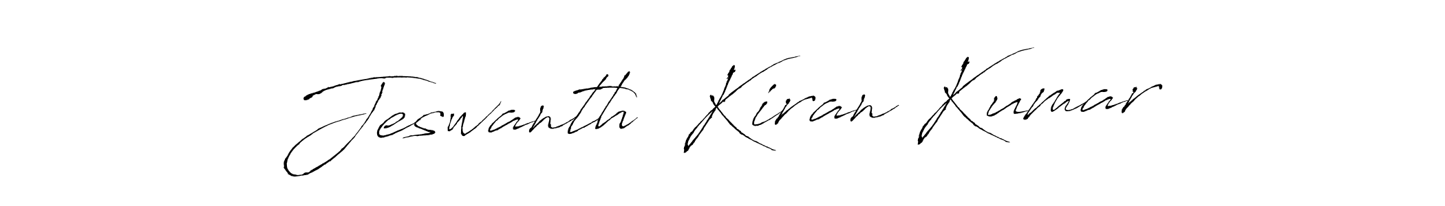Make a beautiful signature design for name Jeswanth  Kiran Kumar. Use this online signature maker to create a handwritten signature for free. Jeswanth  Kiran Kumar signature style 6 images and pictures png