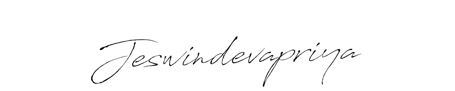 Design your own signature with our free online signature maker. With this signature software, you can create a handwritten (Antro_Vectra) signature for name Jeswindevapriya. Jeswindevapriya signature style 6 images and pictures png