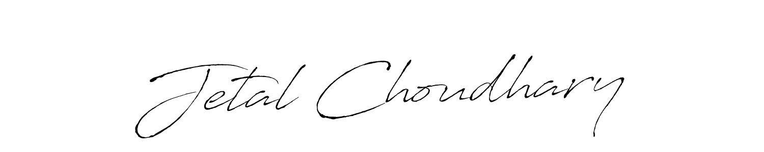 Also You can easily find your signature by using the search form. We will create Jetal Choudhary name handwritten signature images for you free of cost using Antro_Vectra sign style. Jetal Choudhary signature style 6 images and pictures png