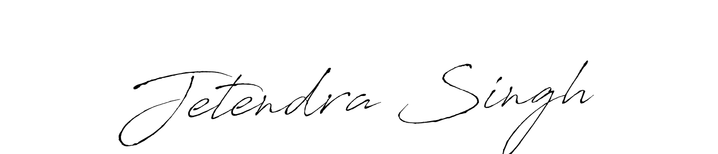 Design your own signature with our free online signature maker. With this signature software, you can create a handwritten (Antro_Vectra) signature for name Jetendra Singh. Jetendra Singh signature style 6 images and pictures png