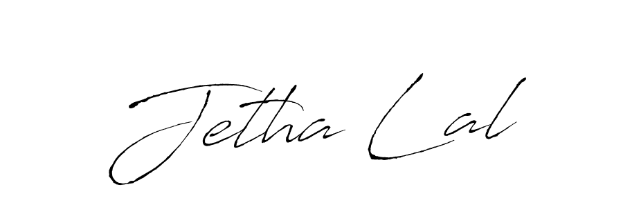 Use a signature maker to create a handwritten signature online. With this signature software, you can design (Antro_Vectra) your own signature for name Jetha Lal. Jetha Lal signature style 6 images and pictures png