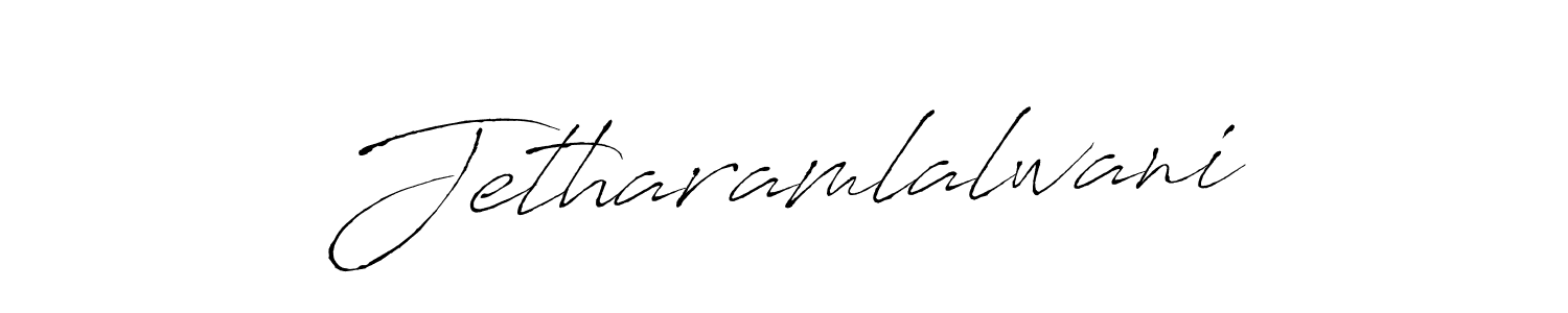 You should practise on your own different ways (Antro_Vectra) to write your name (Jetharamlalwani) in signature. don't let someone else do it for you. Jetharamlalwani signature style 6 images and pictures png