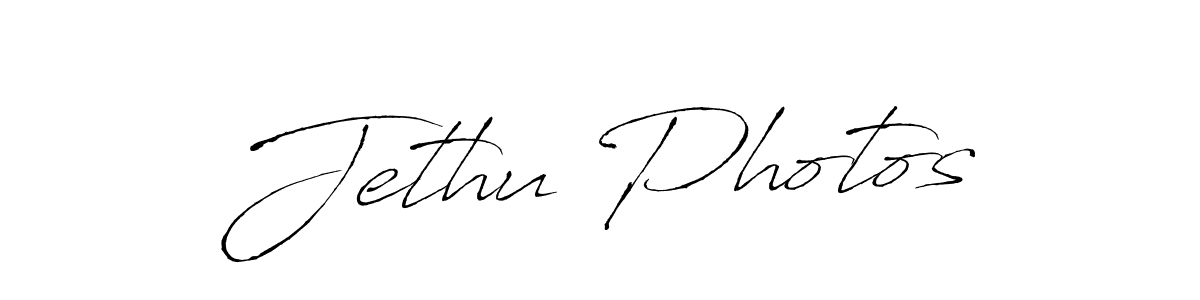 Use a signature maker to create a handwritten signature online. With this signature software, you can design (Antro_Vectra) your own signature for name Jethu Photos. Jethu Photos signature style 6 images and pictures png