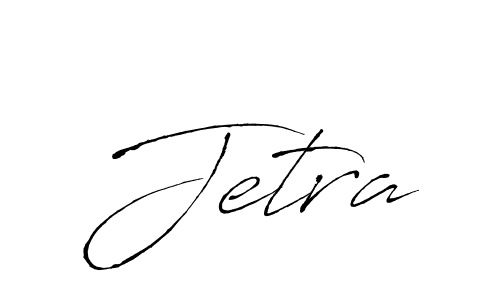 Jetra stylish signature style. Best Handwritten Sign (Antro_Vectra) for my name. Handwritten Signature Collection Ideas for my name Jetra. Jetra signature style 6 images and pictures png