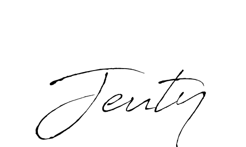 Also You can easily find your signature by using the search form. We will create Jeuty name handwritten signature images for you free of cost using Antro_Vectra sign style. Jeuty signature style 6 images and pictures png