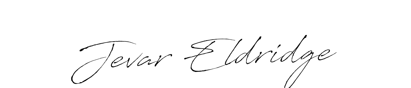 Jevar Eldridge stylish signature style. Best Handwritten Sign (Antro_Vectra) for my name. Handwritten Signature Collection Ideas for my name Jevar Eldridge. Jevar Eldridge signature style 6 images and pictures png