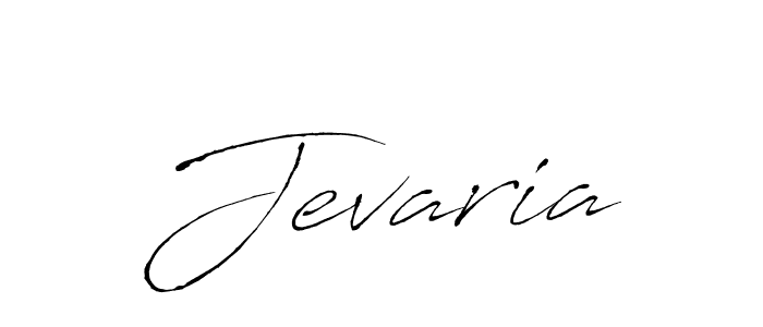 How to make Jevaria signature? Antro_Vectra is a professional autograph style. Create handwritten signature for Jevaria name. Jevaria signature style 6 images and pictures png