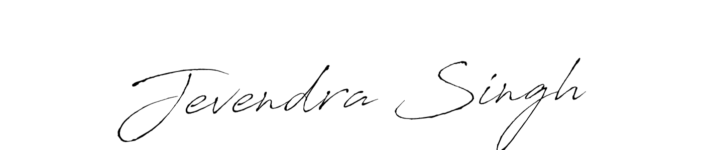 Design your own signature with our free online signature maker. With this signature software, you can create a handwritten (Antro_Vectra) signature for name Jevendra Singh. Jevendra Singh signature style 6 images and pictures png