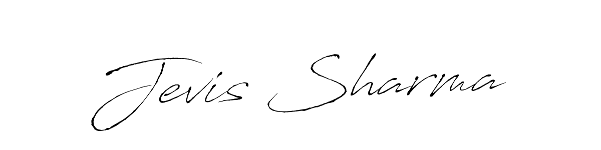 Make a beautiful signature design for name Jevis Sharma. Use this online signature maker to create a handwritten signature for free. Jevis Sharma signature style 6 images and pictures png