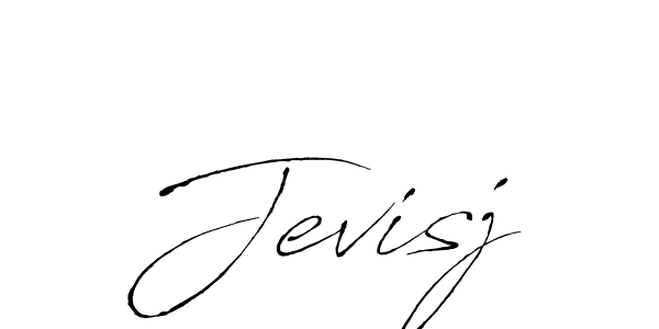 Make a beautiful signature design for name Jevisj. With this signature (Antro_Vectra) style, you can create a handwritten signature for free. Jevisj signature style 6 images and pictures png