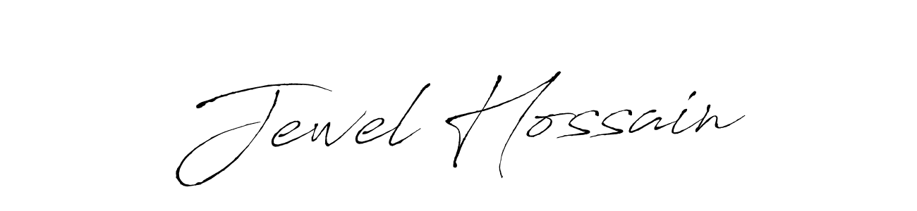 Jewel Hossain stylish signature style. Best Handwritten Sign (Antro_Vectra) for my name. Handwritten Signature Collection Ideas for my name Jewel Hossain. Jewel Hossain signature style 6 images and pictures png