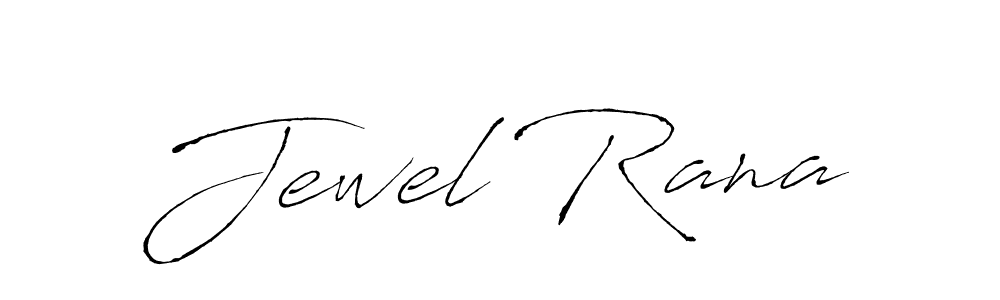 Create a beautiful signature design for name Jewel Rana. With this signature (Antro_Vectra) fonts, you can make a handwritten signature for free. Jewel Rana signature style 6 images and pictures png