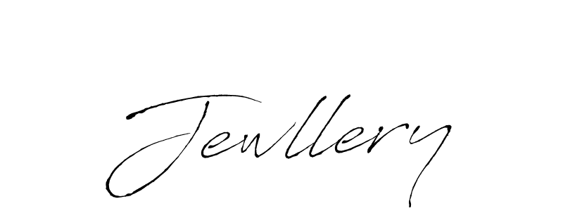 Design your own signature with our free online signature maker. With this signature software, you can create a handwritten (Antro_Vectra) signature for name Jewllery. Jewllery signature style 6 images and pictures png