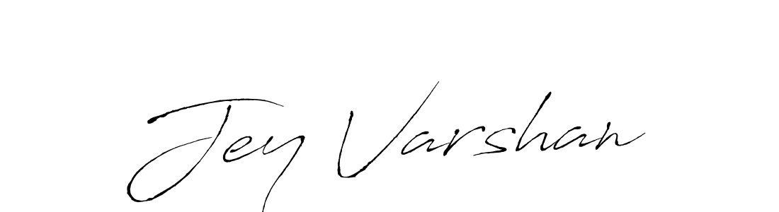 Design your own signature with our free online signature maker. With this signature software, you can create a handwritten (Antro_Vectra) signature for name Jey Varshan. Jey Varshan signature style 6 images and pictures png