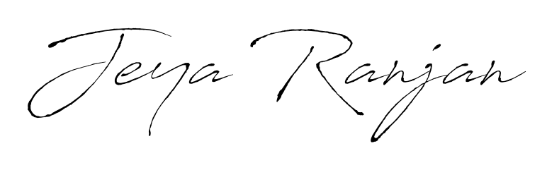 Try this chic Jeya Ranjan handwritten sign style. Using Antro_Vectra font elements, it gives your name a sleek, memorable identity. Jeya Ranjan signature style 6 images and pictures png