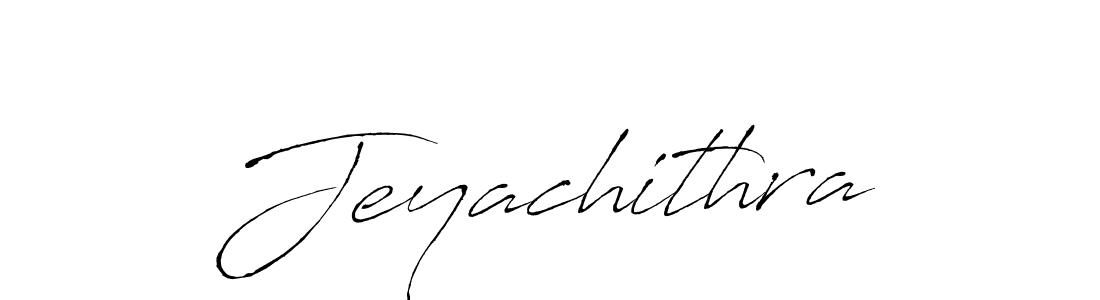 Design your own signature with our free online signature maker. With this signature software, you can create a handwritten (Antro_Vectra) signature for name Jeyachithra. Jeyachithra signature style 6 images and pictures png