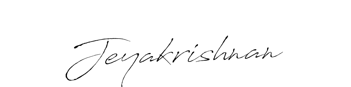 Create a beautiful signature design for name Jeyakrishnan. With this signature (Antro_Vectra) fonts, you can make a handwritten signature for free. Jeyakrishnan signature style 6 images and pictures png
