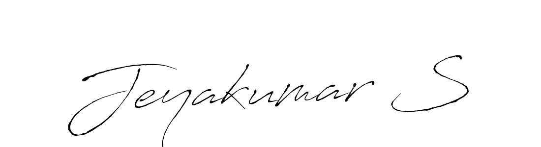 Use a signature maker to create a handwritten signature online. With this signature software, you can design (Antro_Vectra) your own signature for name Jeyakumar S. Jeyakumar S signature style 6 images and pictures png