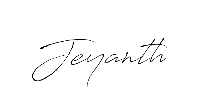 Create a beautiful signature design for name Jeyanth. With this signature (Antro_Vectra) fonts, you can make a handwritten signature for free. Jeyanth signature style 6 images and pictures png