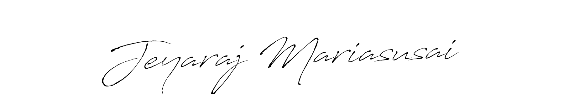The best way (Antro_Vectra) to make a short signature is to pick only two or three words in your name. The name Jeyaraj Mariasusai include a total of six letters. For converting this name. Jeyaraj Mariasusai signature style 6 images and pictures png