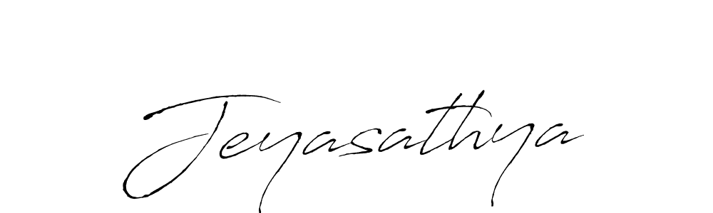 The best way (Antro_Vectra) to make a short signature is to pick only two or three words in your name. The name Jeyasathya include a total of six letters. For converting this name. Jeyasathya signature style 6 images and pictures png