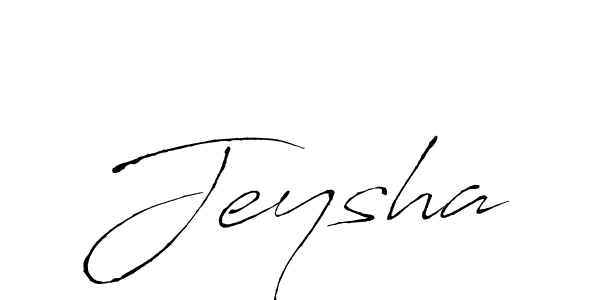 Use a signature maker to create a handwritten signature online. With this signature software, you can design (Antro_Vectra) your own signature for name Jeysha. Jeysha signature style 6 images and pictures png