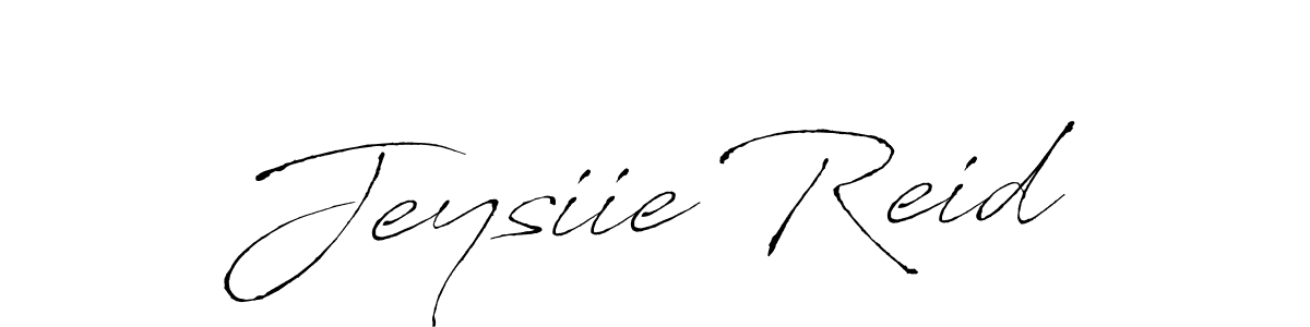 Use a signature maker to create a handwritten signature online. With this signature software, you can design (Antro_Vectra) your own signature for name Jeysiie Reid. Jeysiie Reid signature style 6 images and pictures png