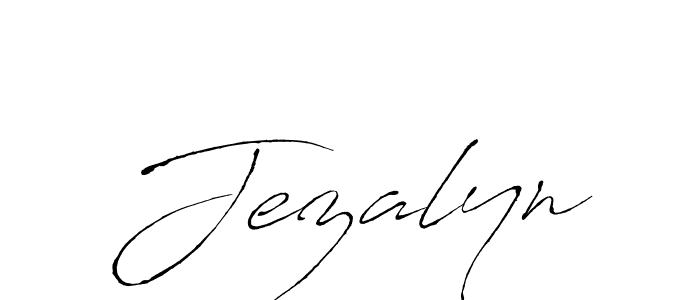 It looks lik you need a new signature style for name Jezalyn. Design unique handwritten (Antro_Vectra) signature with our free signature maker in just a few clicks. Jezalyn signature style 6 images and pictures png