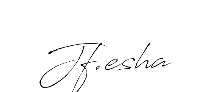 Antro_Vectra is a professional signature style that is perfect for those who want to add a touch of class to their signature. It is also a great choice for those who want to make their signature more unique. Get Jf.esha name to fancy signature for free. Jf.esha signature style 6 images and pictures png