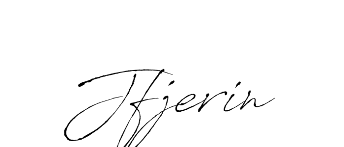Design your own signature with our free online signature maker. With this signature software, you can create a handwritten (Antro_Vectra) signature for name Jfjerin. Jfjerin signature style 6 images and pictures png