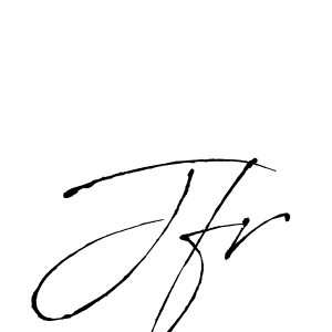 You should practise on your own different ways (Antro_Vectra) to write your name (Jfr) in signature. don't let someone else do it for you. Jfr signature style 6 images and pictures png