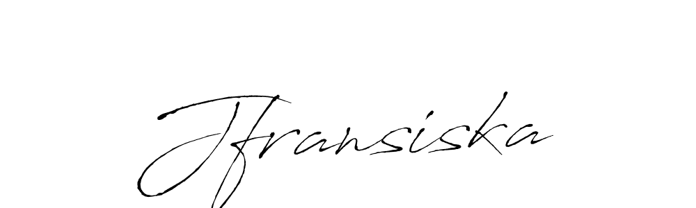 if you are searching for the best signature style for your name Jfransiska. so please give up your signature search. here we have designed multiple signature styles  using Antro_Vectra. Jfransiska signature style 6 images and pictures png