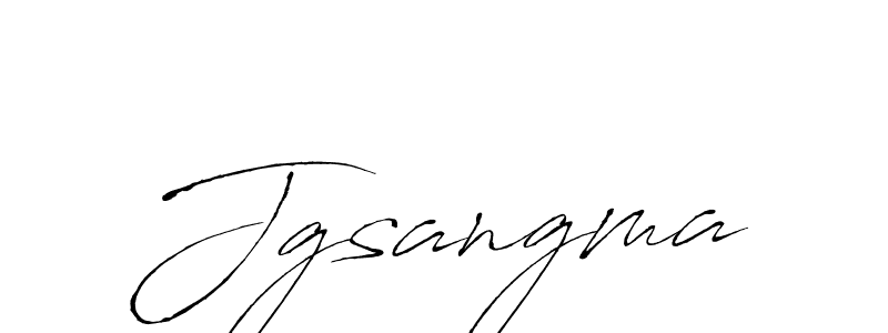 Jgsangma stylish signature style. Best Handwritten Sign (Antro_Vectra) for my name. Handwritten Signature Collection Ideas for my name Jgsangma. Jgsangma signature style 6 images and pictures png