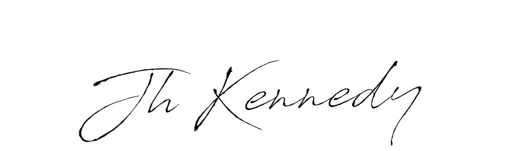 if you are searching for the best signature style for your name Jh Kennedy. so please give up your signature search. here we have designed multiple signature styles  using Antro_Vectra. Jh Kennedy signature style 6 images and pictures png