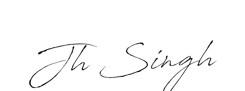 How to make Jh Singh name signature. Use Antro_Vectra style for creating short signs online. This is the latest handwritten sign. Jh Singh signature style 6 images and pictures png