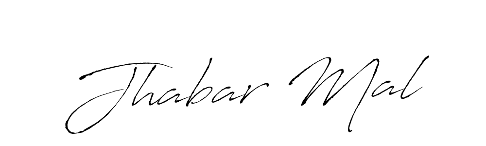 Design your own signature with our free online signature maker. With this signature software, you can create a handwritten (Antro_Vectra) signature for name Jhabar Mal. Jhabar Mal signature style 6 images and pictures png
