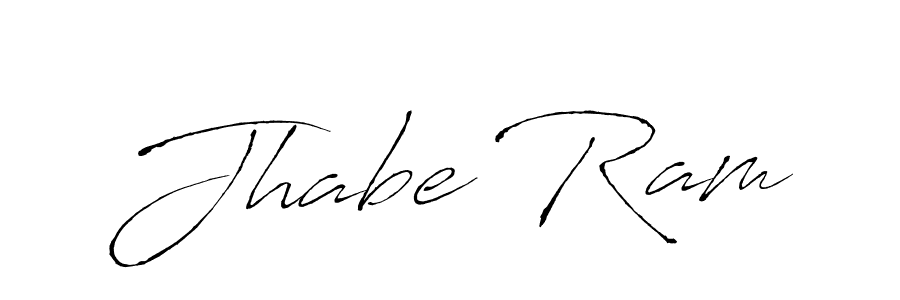 How to make Jhabe Ram name signature. Use Antro_Vectra style for creating short signs online. This is the latest handwritten sign. Jhabe Ram signature style 6 images and pictures png