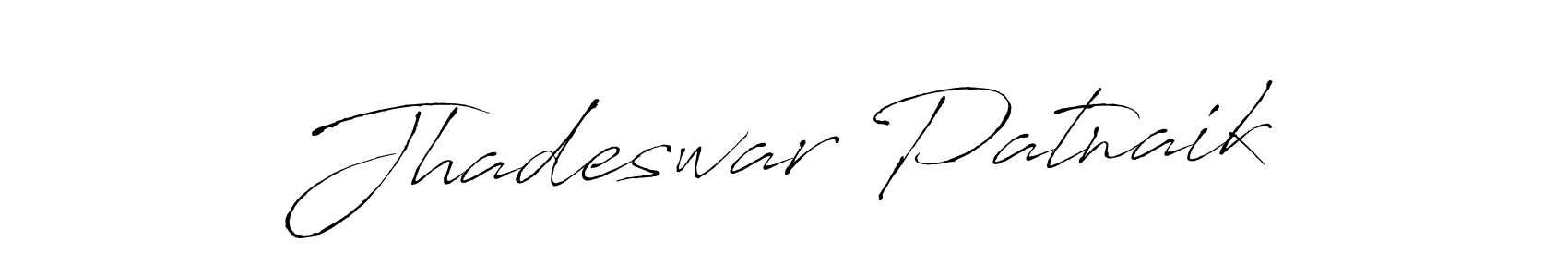 Make a beautiful signature design for name Jhadeswar Patnaik. With this signature (Antro_Vectra) style, you can create a handwritten signature for free. Jhadeswar Patnaik signature style 6 images and pictures png