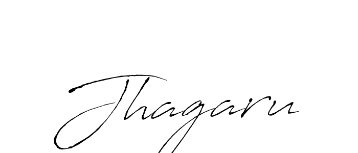 Design your own signature with our free online signature maker. With this signature software, you can create a handwritten (Antro_Vectra) signature for name Jhagaru. Jhagaru signature style 6 images and pictures png