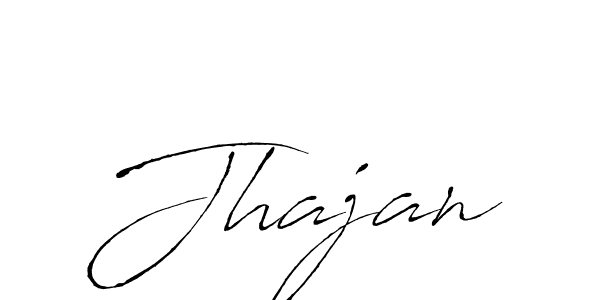 How to make Jhajan signature? Antro_Vectra is a professional autograph style. Create handwritten signature for Jhajan name. Jhajan signature style 6 images and pictures png