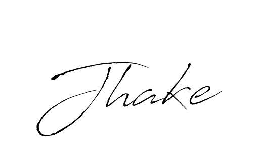Create a beautiful signature design for name Jhake. With this signature (Antro_Vectra) fonts, you can make a handwritten signature for free. Jhake signature style 6 images and pictures png