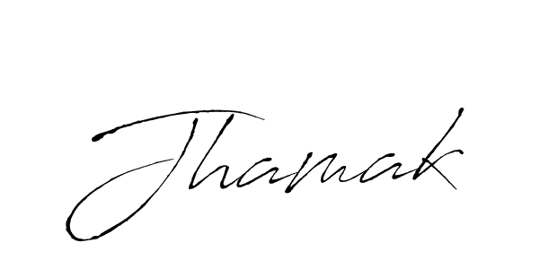 if you are searching for the best signature style for your name Jhamak. so please give up your signature search. here we have designed multiple signature styles  using Antro_Vectra. Jhamak signature style 6 images and pictures png