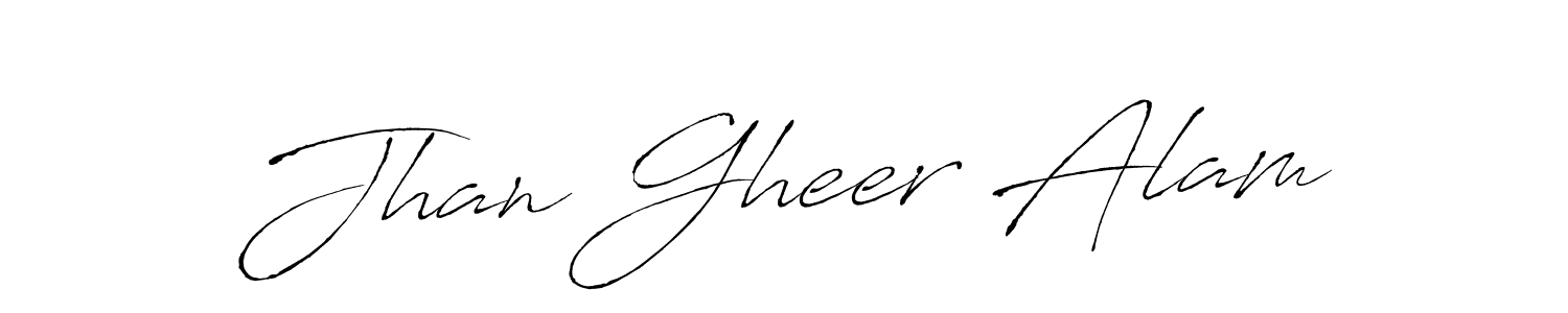 You should practise on your own different ways (Antro_Vectra) to write your name (Jhan Gheer Alam) in signature. don't let someone else do it for you. Jhan Gheer Alam signature style 6 images and pictures png