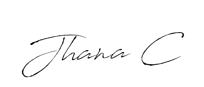 You can use this online signature creator to create a handwritten signature for the name Jhana C. This is the best online autograph maker. Jhana C signature style 6 images and pictures png