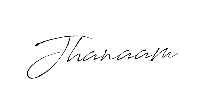 Use a signature maker to create a handwritten signature online. With this signature software, you can design (Antro_Vectra) your own signature for name Jhanaam. Jhanaam signature style 6 images and pictures png