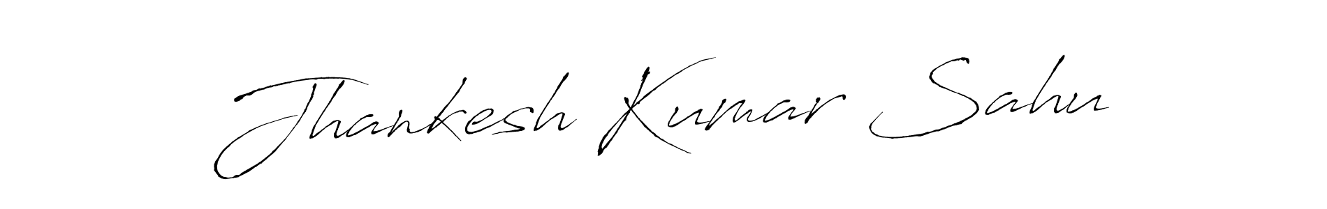 Antro_Vectra is a professional signature style that is perfect for those who want to add a touch of class to their signature. It is also a great choice for those who want to make their signature more unique. Get Jhankesh Kumar Sahu name to fancy signature for free. Jhankesh Kumar Sahu signature style 6 images and pictures png